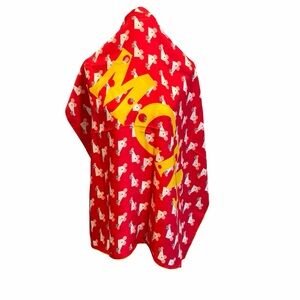NEW MCM Silk Mouse Print Logo Scarf